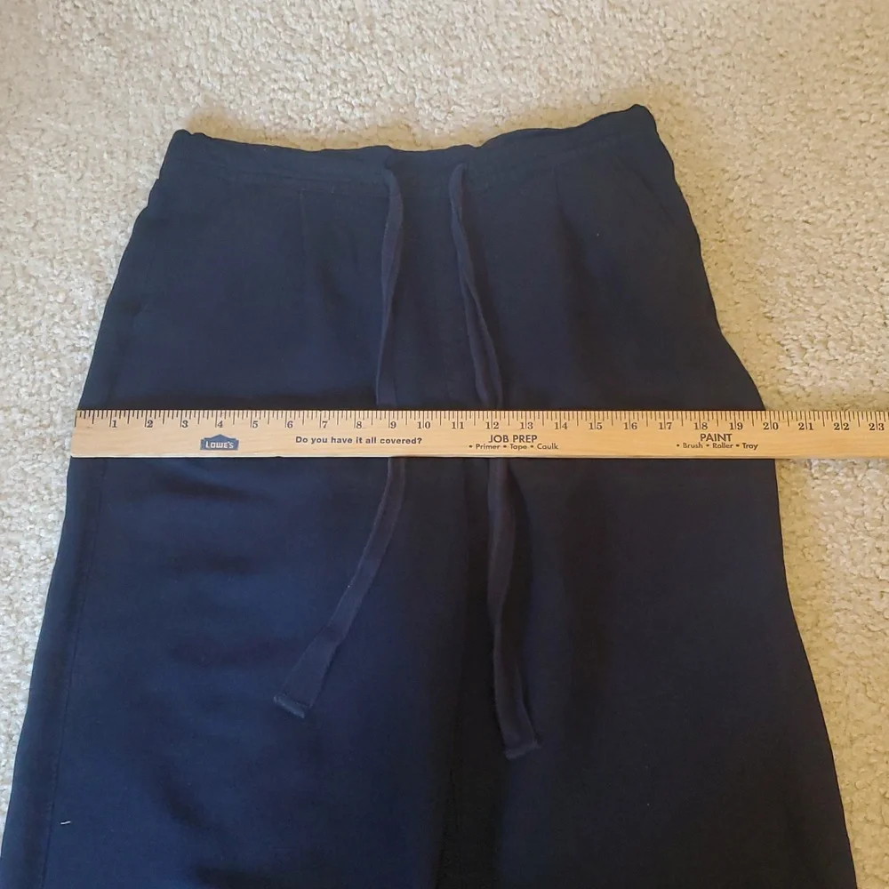 Philosophy Black Linen Blend Wide-Leg Flowy Pants Size M Medium - Picture 7 of 12